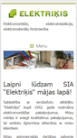Mobile Screenshot of elektrikis.lv